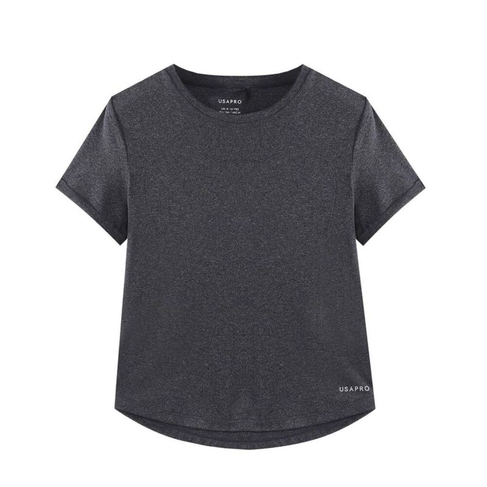 USA Pro Girls Boyfriend T-Shirt / Black